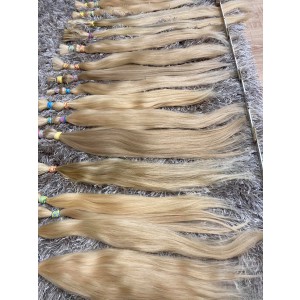 Blond panenské vlasy i odbarvené - blond odbarvené 3