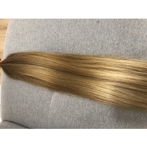 České vlasy - č.7-8 váha 50g délka 48cm- Světlá blond vlasy