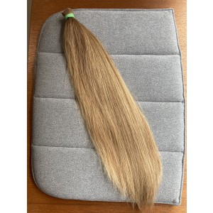 České vlasy - č.7-8 váha 50g délka 55cm- Světlá blond vlasy