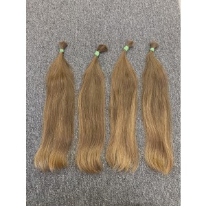 Středoevropské vlasy české - č.7-8 váha 50g délka 65cm- Světlá blond vlasy