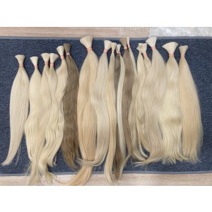 Východoevropské vlasy - 50g BLOND Východoevropské vlasy 65cm