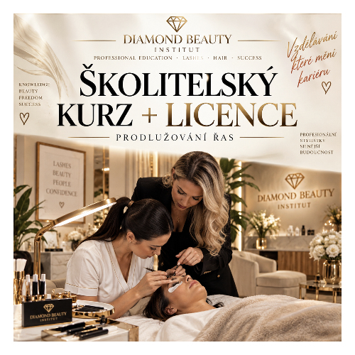 Prodlužování řas - Kurz staňte se školitelkou s licencí na prodlužování řas