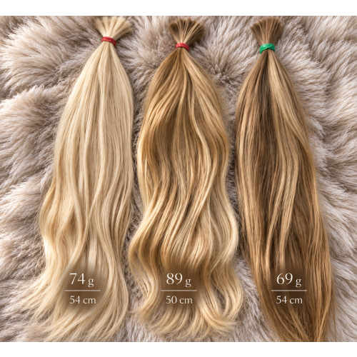Blond panenské vlasy i odbarvené - České vlasy blond  23