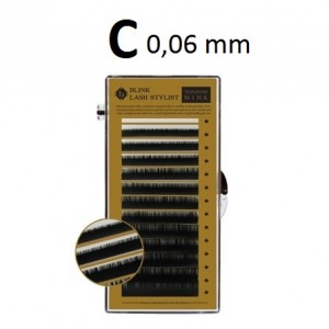 Prodlužování řas - C nano řasy 0,06 mm