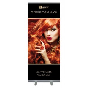 Propagační materiály - Prodlužování vlasů Roll - up 85 x 200 cm