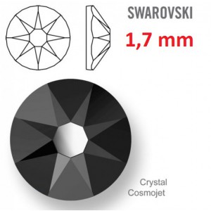 Kamínek na zuby a řasy - 1 ks kamínek na zuby Swarovski Cosmojet 1,7 mm