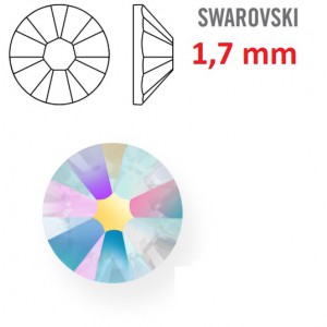 Kamínek na zuby a řasy - 1 ks kamínek na zuby Swarovski duhový 1,7mm