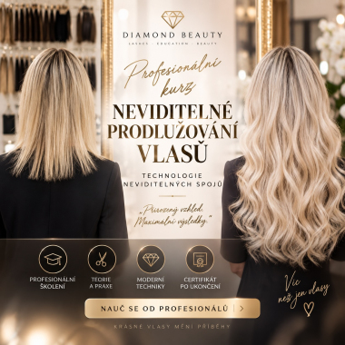 Kurz neviditelné prodlužování vlasů