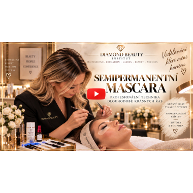 Kurz semipermanentní mascara online + velká sada