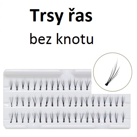 Trsy řas bez knotu