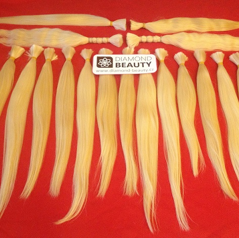 Blond východo - evropské vlasy